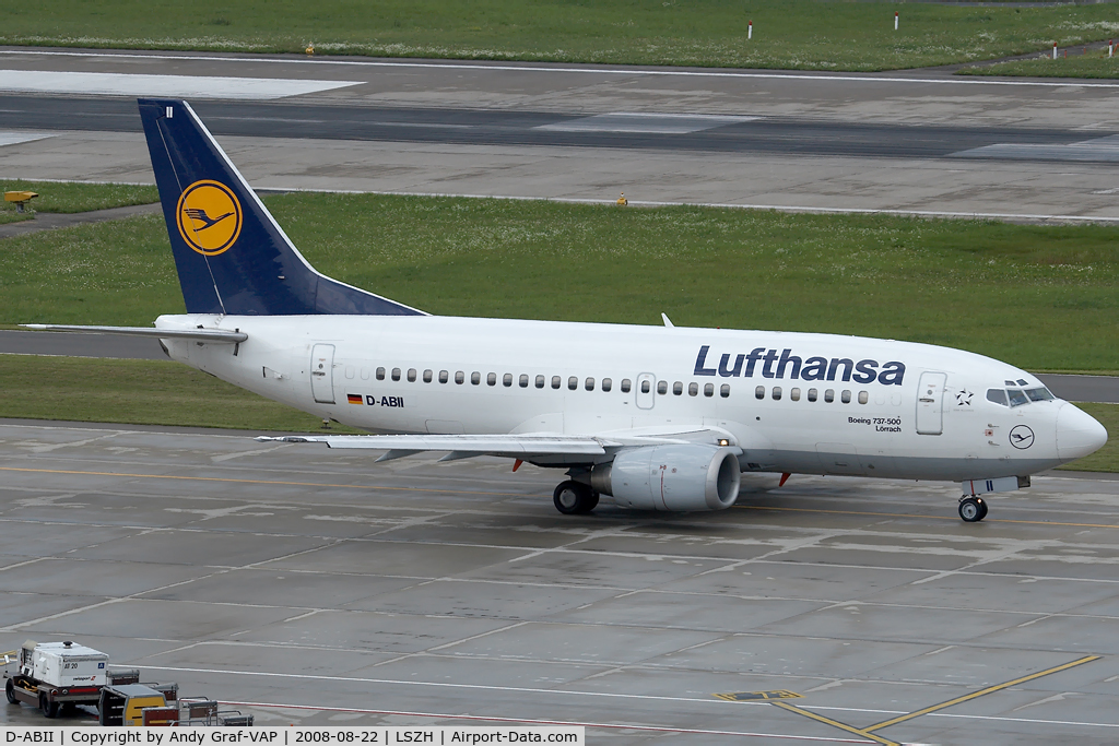 D-ABII, 1991 Boeing 737-530 C/N 24822, Lufthansa 737-500