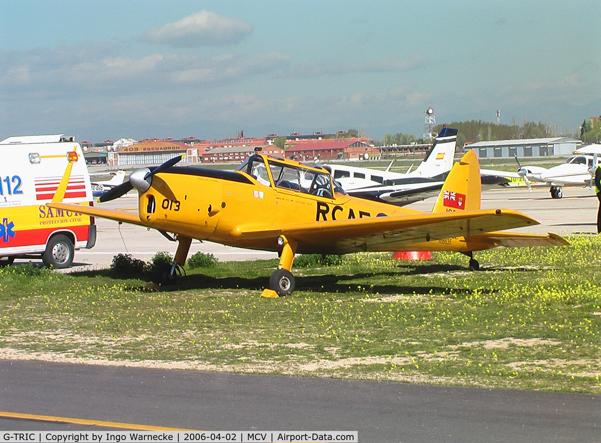 G-TRIC, 1950 De Havilland DHC-1 Chipmunk 22A C/N C1/0080, De Havilland Canada DHC-1 Chipmunk at Madrid Cuatro Vientos Airport