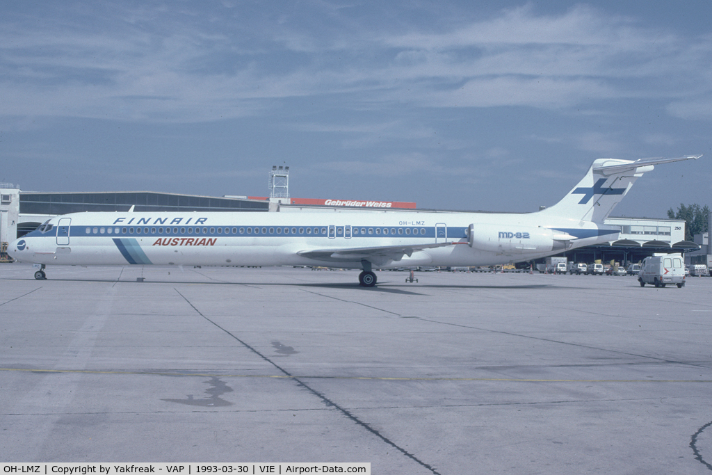 OH-LMZ, 1991 McDonnell Douglas MD-82 (DC-9-82) C/N 53246, Finnair MD80