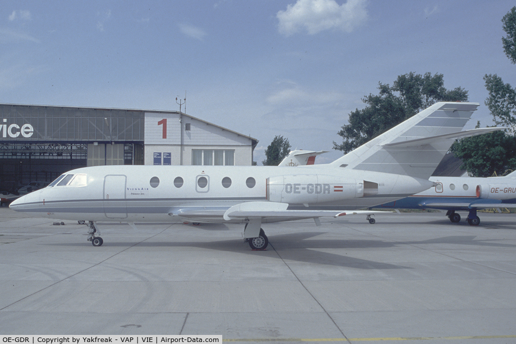 OE-GDR, 1969 Dassault Fan Jet Falcon (20D) C/N 203, Viennair Falcon 20