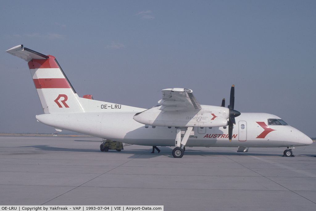 OE-LRU, De Havilland Canada DHC-8-103 Dash 8 C/N 317, Rheintalflug Dash 8-100