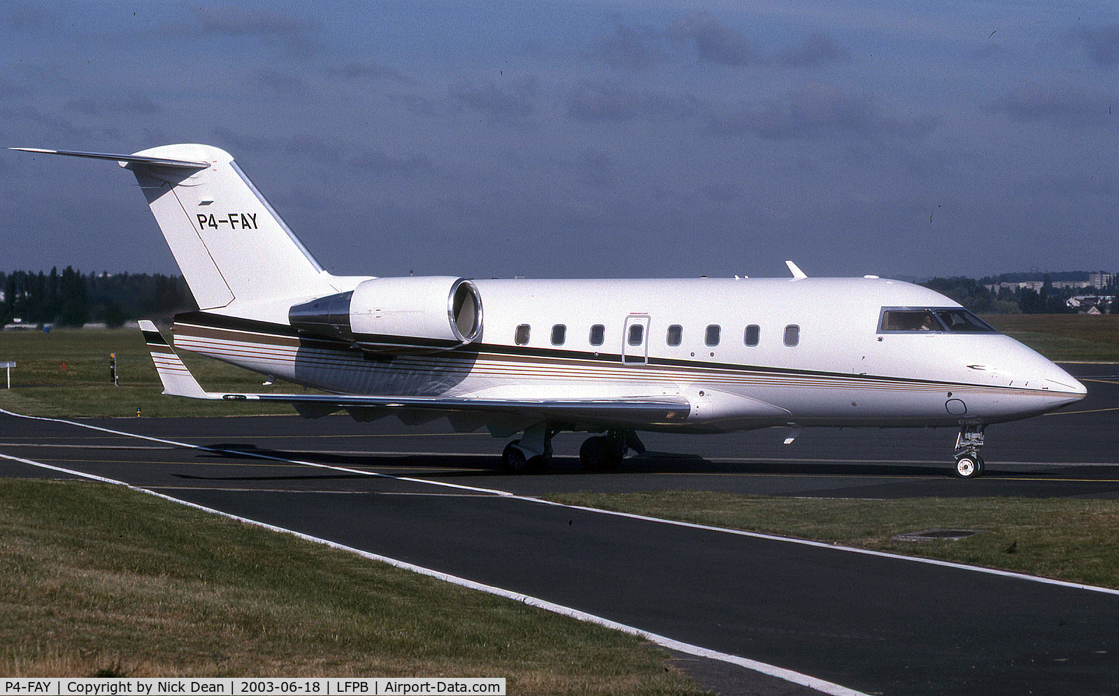 P4-FAY, 2001 Bombardier Challenger 604 (CL-600-2B16) C/N 5508, LFPB (Currently registered LZ-YUN)