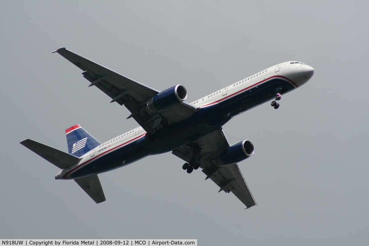 N918UW, 1982 Boeing 757-225 C/N 22196, US Airways 757-200