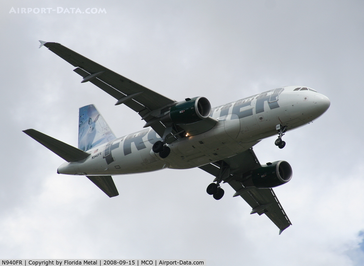 N940FR, 2005 Airbus A319-111 C/N 2465, Frontier's 