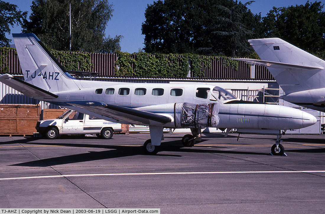 TJ-AHZ, 1977 Cessna 441 Conquest II C/N 441-0001, LSGG