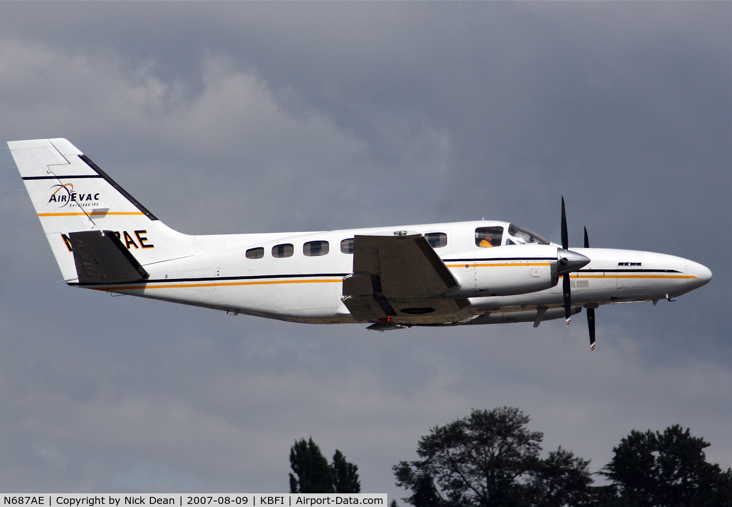 N687AE, 1979 Cessna 441 Conquest II C/N 441-0087, KBFI