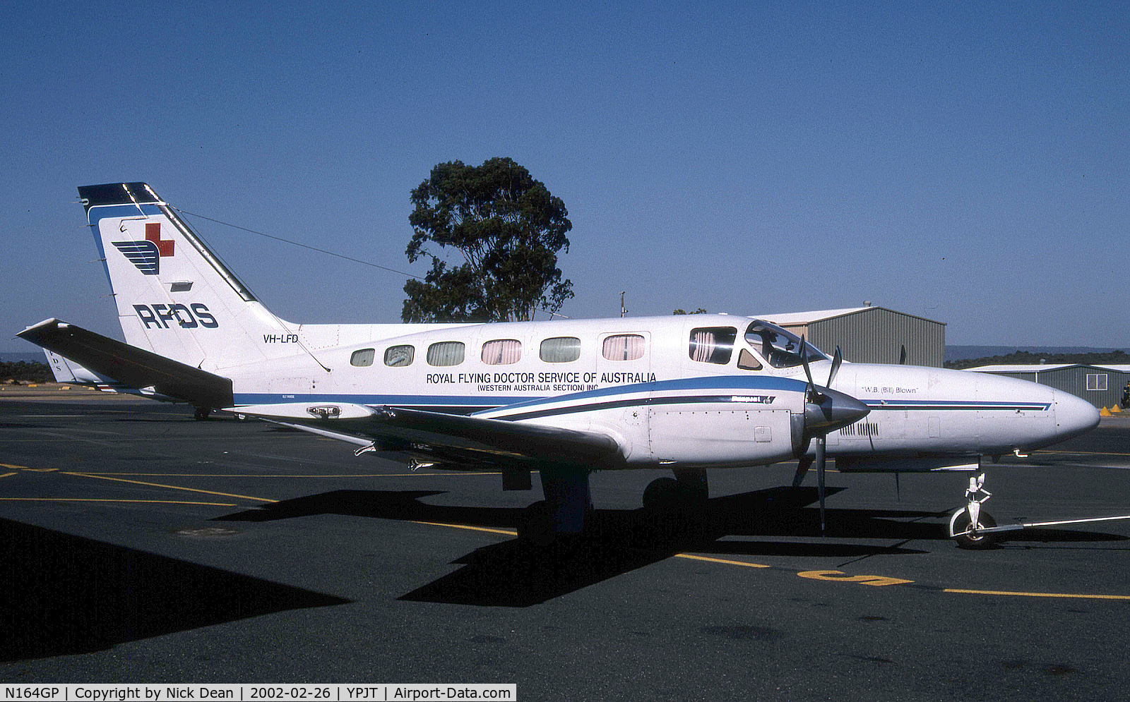 N164GP, Cessna 441 Conquest II C/N 441-0164, YPJT (Seen here as VH-LFD in 2002 while operated by the RFDS this airframe is now registered N164GP as posted)