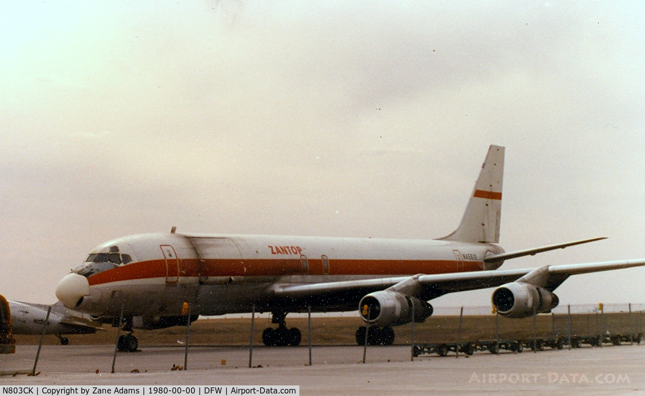N803CK, 1960 Douglas DC-8F-54 C/N 45610, Ex Air Canada DC-8-40 - Ex N4561B, N10DC, CF-TJH - Reported Scrapped at Tucson in mid 2005