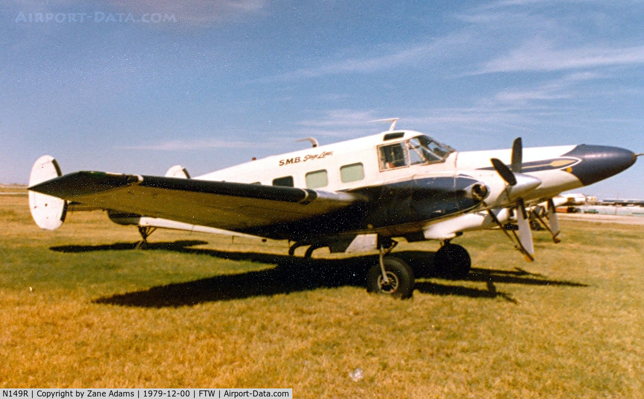 N149R, Beech E18S C/N BA414, SMB Stage Lines at Meacham Field