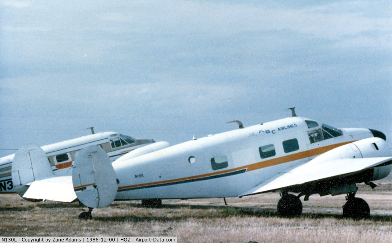N130L, 1962 Beech E18S-9700 C/N BA-278, Beech 18 at Mequite Hudson Airport