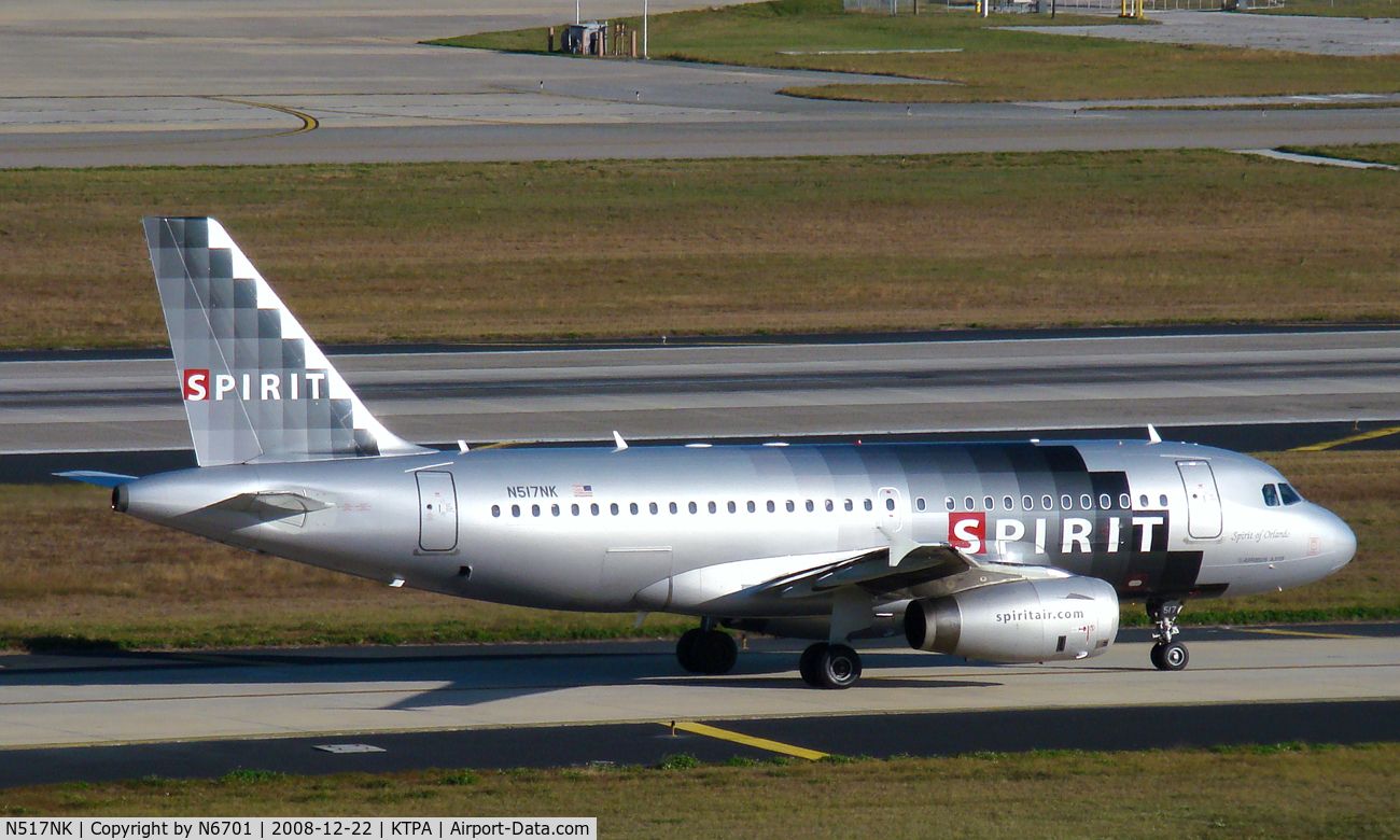 N517NK, 2006 Airbus A319-132 C/N 2711, Taxi out