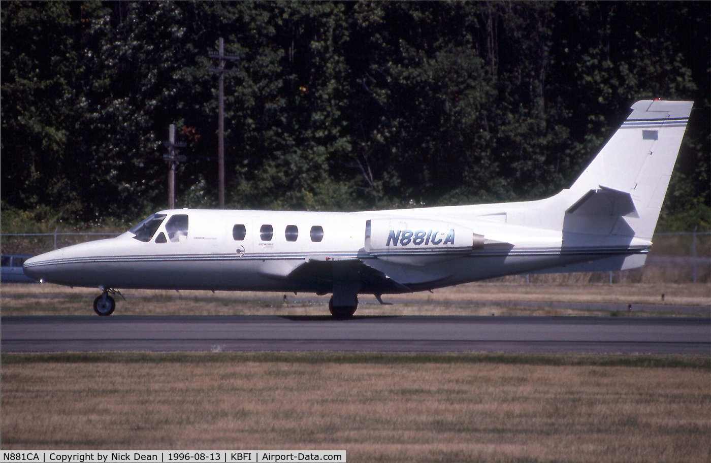 N881CA, 1973 Cessna 500 C/N 500-0132, KBFI