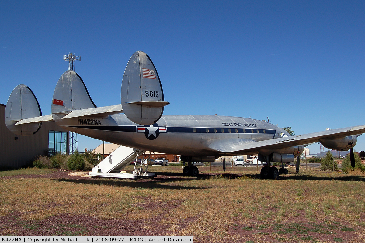 N422NA, 1948 Lockheed C-121A Constellation C/N 48-613 (2605), At Grand Canyon Valle Airport