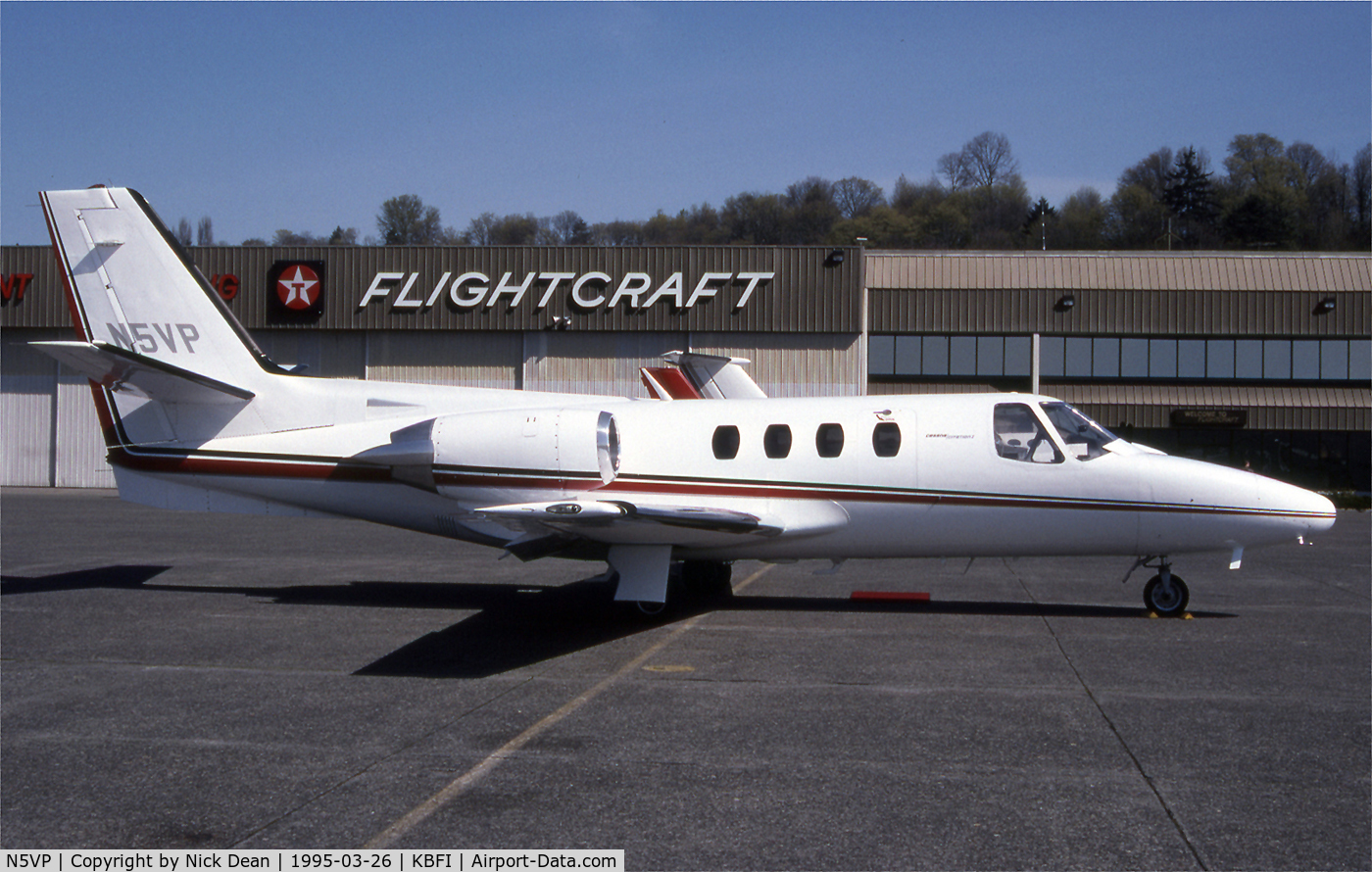 N5VP, 1978 Cessna 501 Citation I/SP C/N 501-0046, KBFI