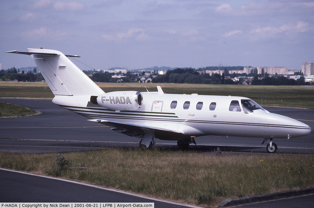 F-HADA, 1993 Cessna 525 CitationJet CJ1 C/N 525-0041, LFPB