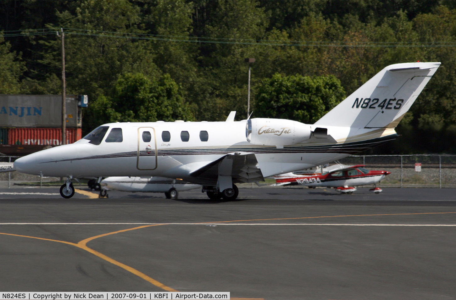 N824ES, 1994 Cessna 525 CitationJet CJ1 C/N 525-0066, KBFI (Uploaded in the previous shot as its initial owners reg N420CH)