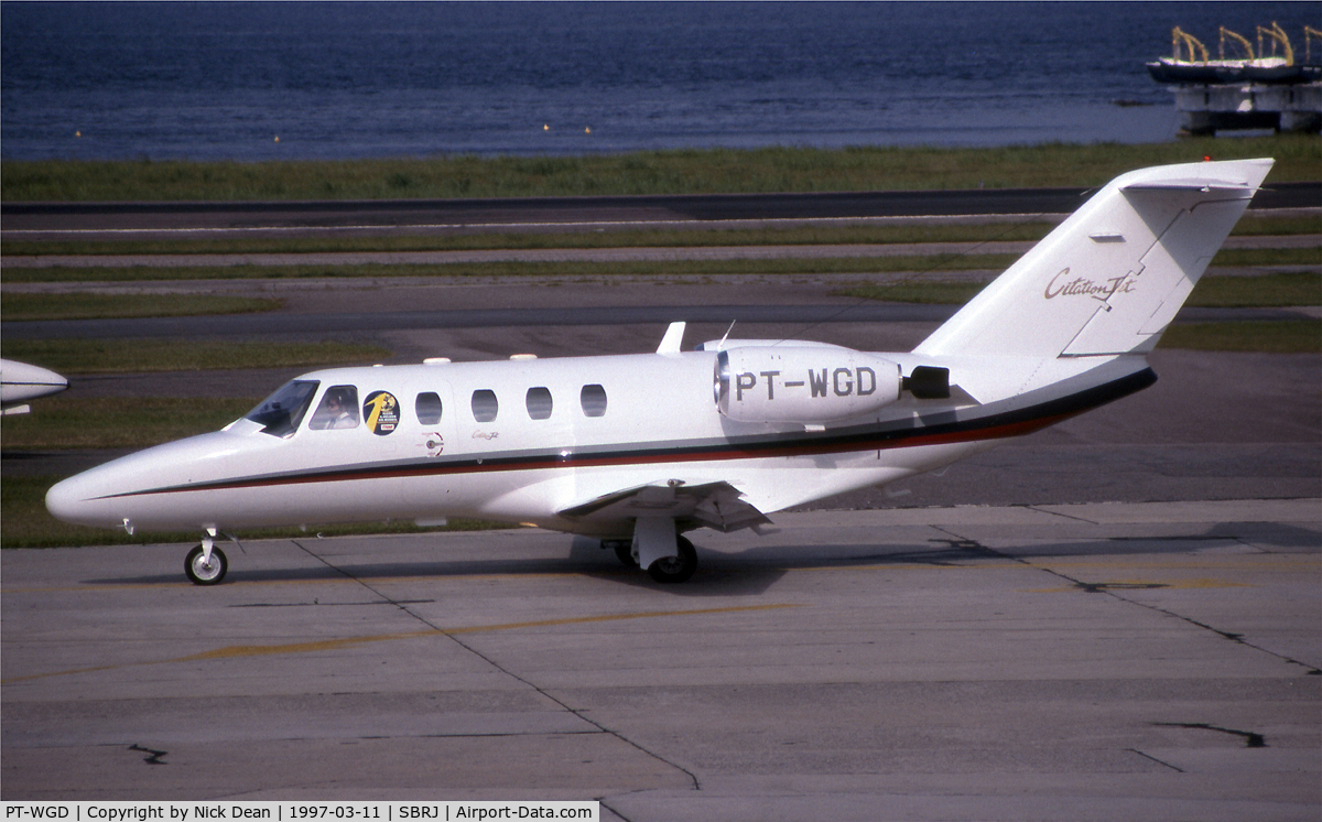 PT-WGD, 1995 Cessna 525 CitationJet C/N 525-0120, SBRJ