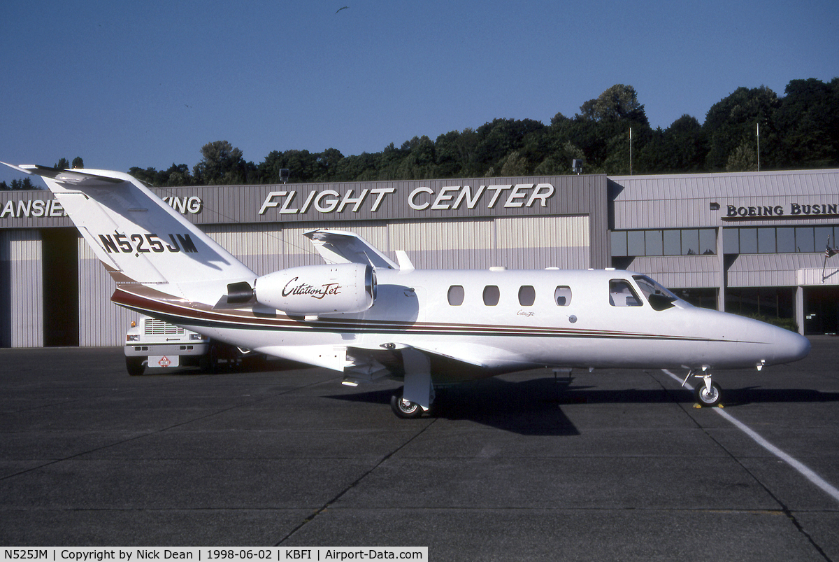 N525JM, 1996 Cessna 525 CitationJet C/N 525-0134, KBFI