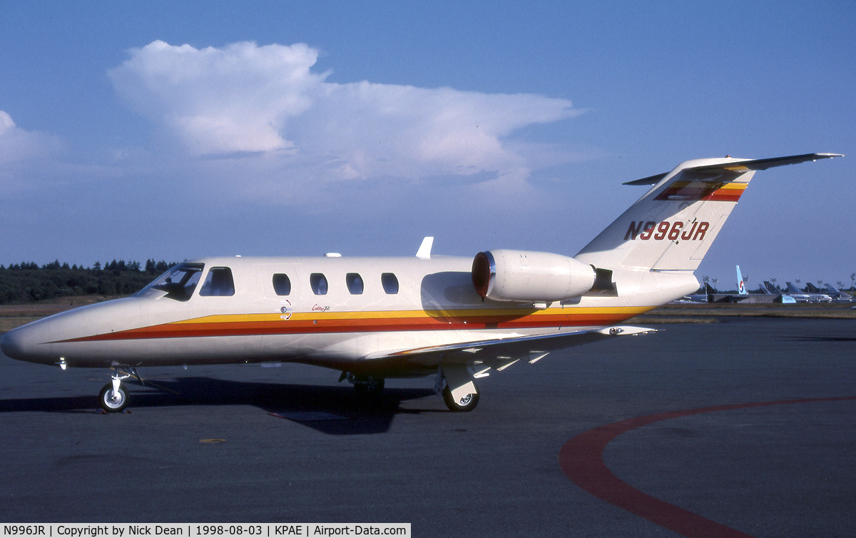 N996JR, 1996 Cessna 525 C/N 525-0147, KPAE