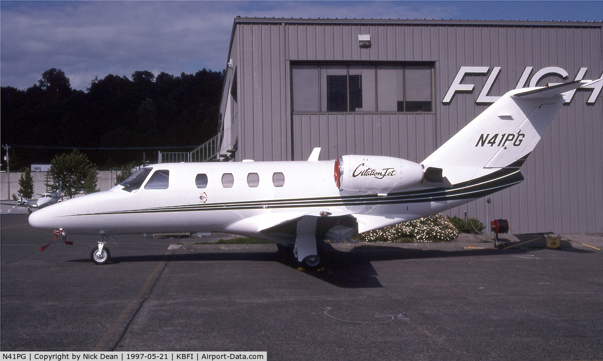 N41PG, 1997 Cessna 525 C/N 525-0175, KBFI