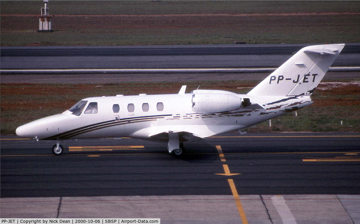 PP-JET, 2000 Cessna 525 CitationJet CJ1 C/N 525-0384, SBSP