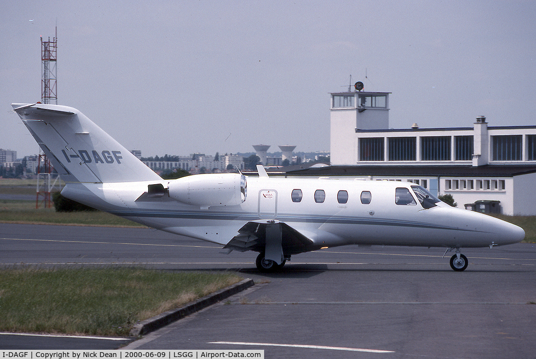 I-DAGF, 1999 Cessna 525 CitationJet CJ1 C/N 525-0347, LSGG