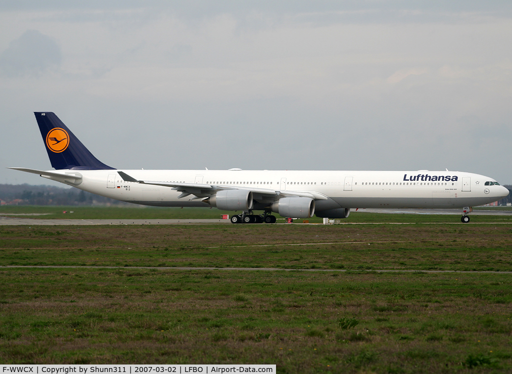 F-WWCX, 2007 Airbus A340-642 C/N 812, C/n 812 - To be D-AIHS
