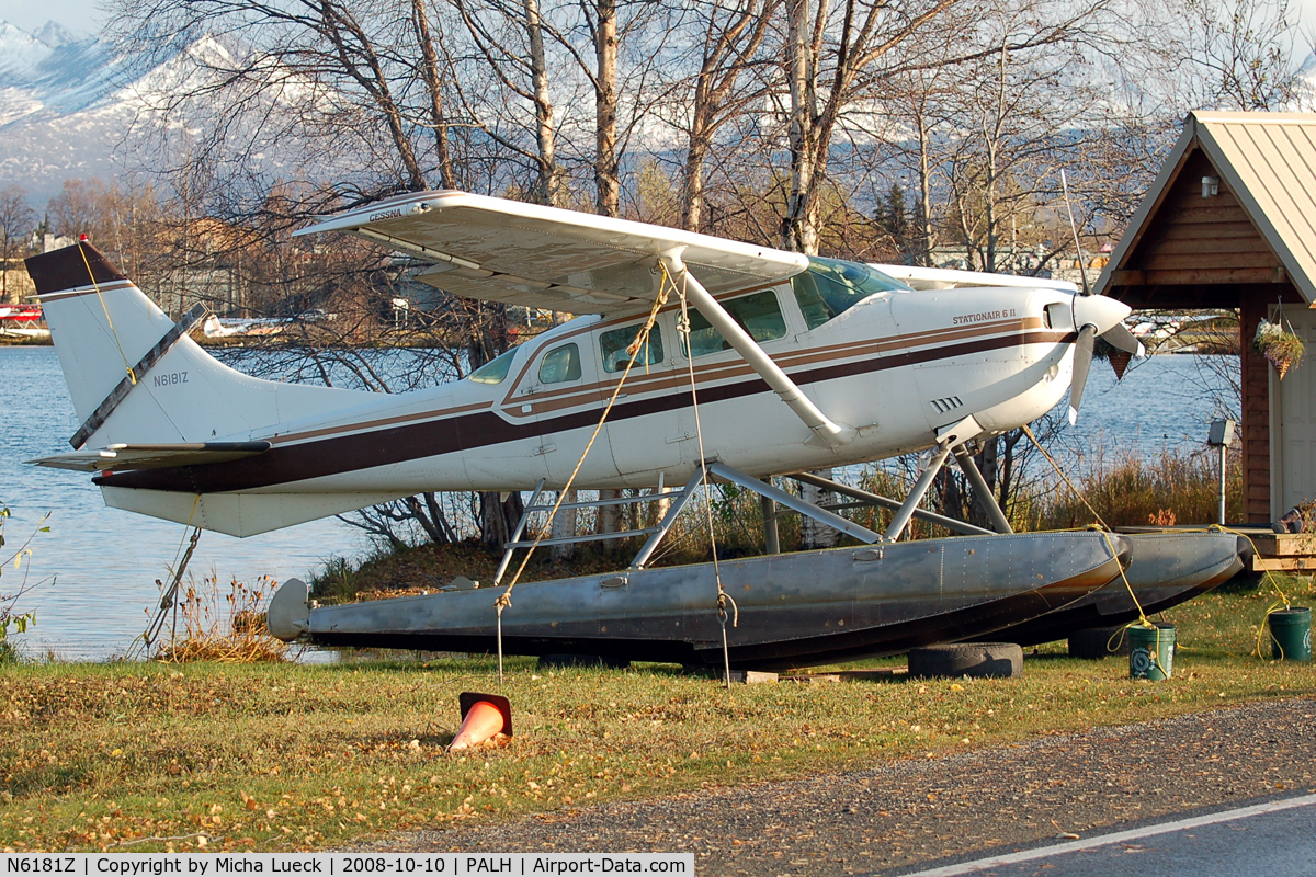 N6181Z, 1981 Cessna U206G Stationair C/N U20606178, At Lake Hood, Anchorage