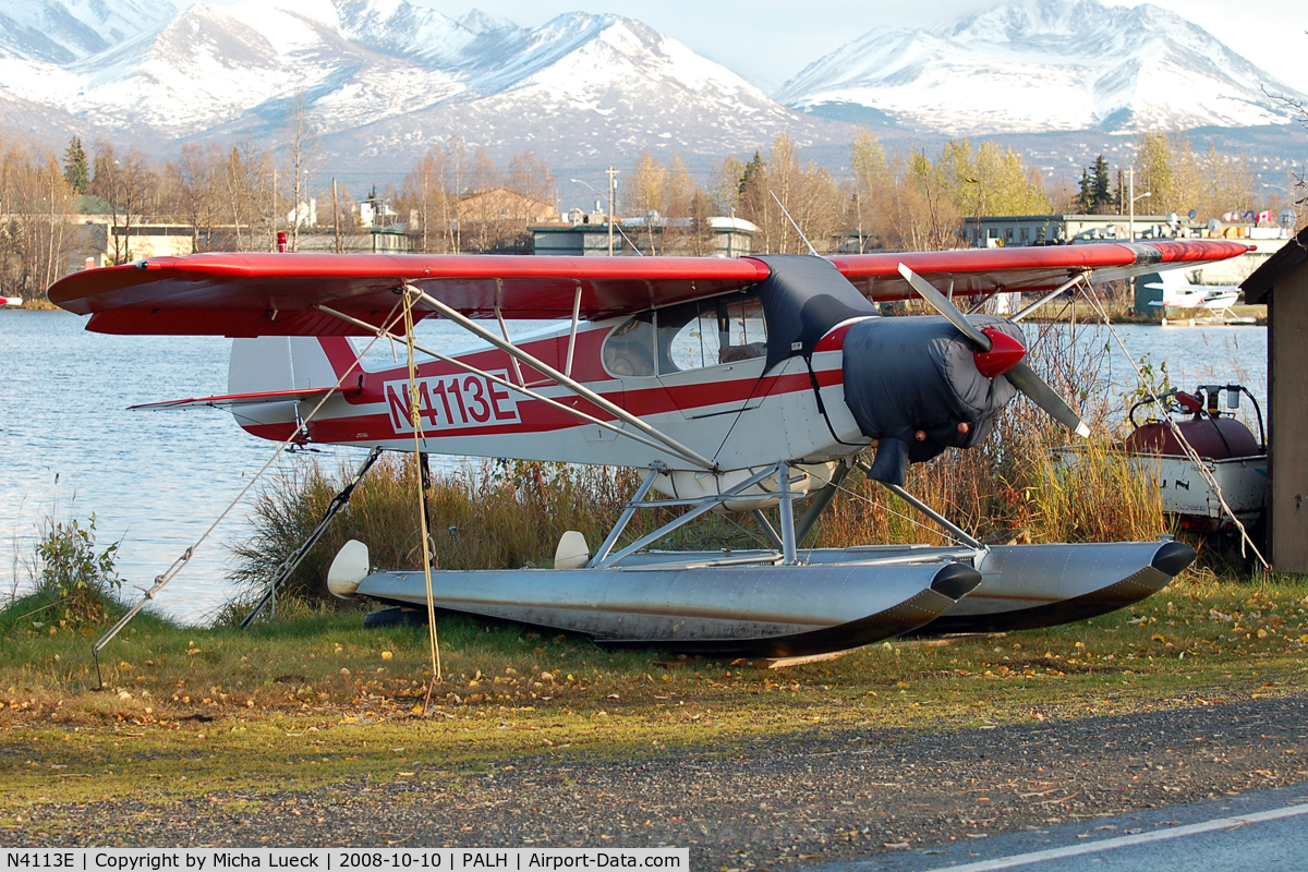 N4113E, 1978 Piper PA-18-150 Super Cub C/N 18-7809071, At Lake Hood, Anchorage