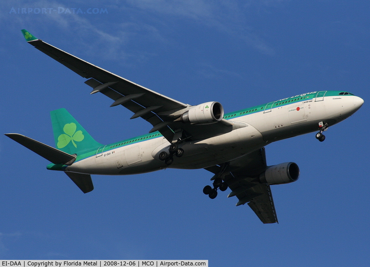 EI-DAA, 2001 Airbus A330-202 C/N 397, Aer Lingus A330-200