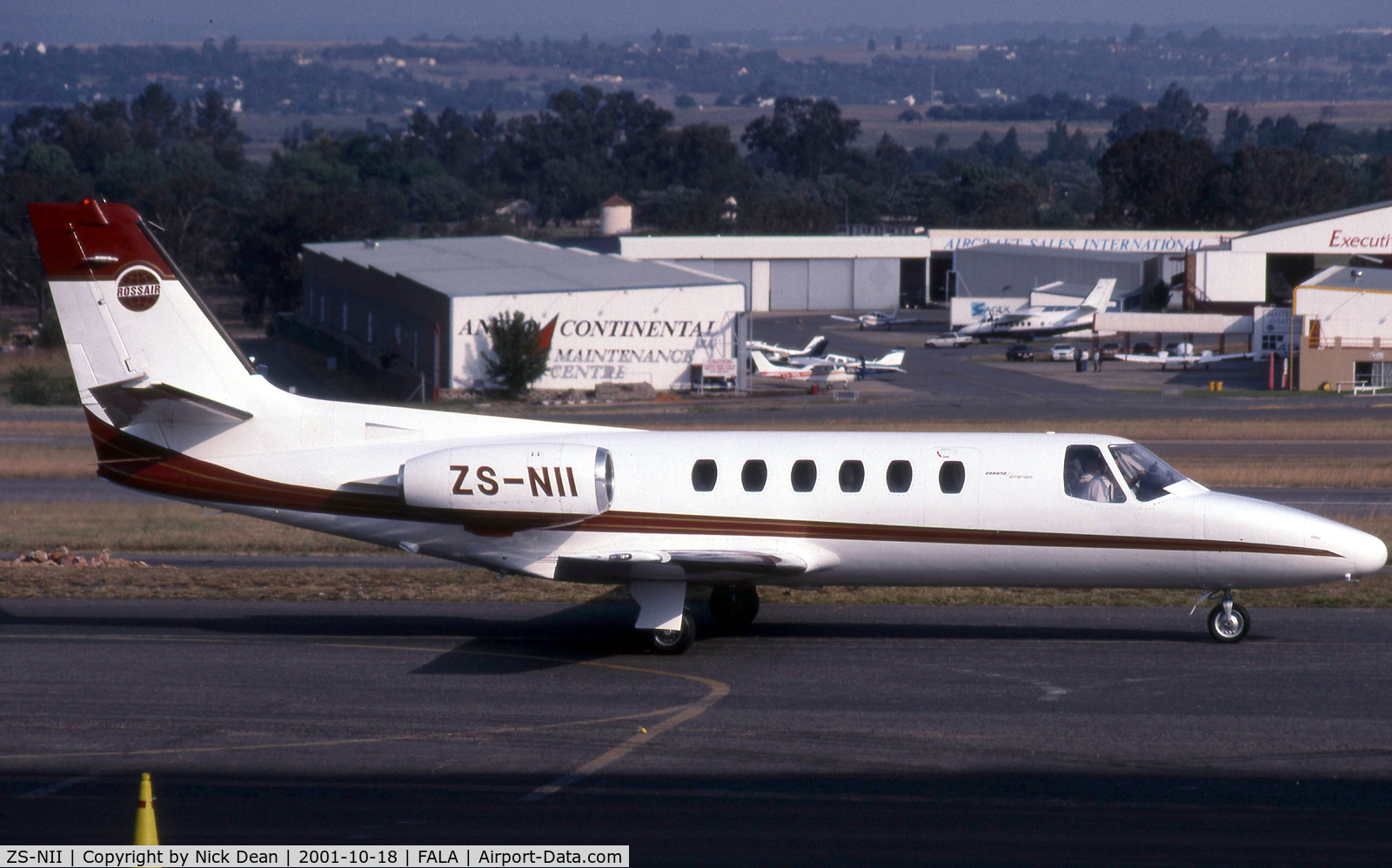 ZS-NII, 1980 Cessna 550 Citation II C/N 550-0168, FALA