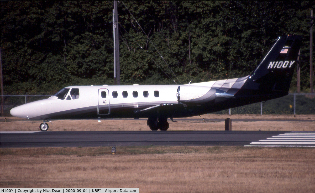 N100Y, 2000 Cessna 550 Citation Bravo C/N 550-0919, KBFI