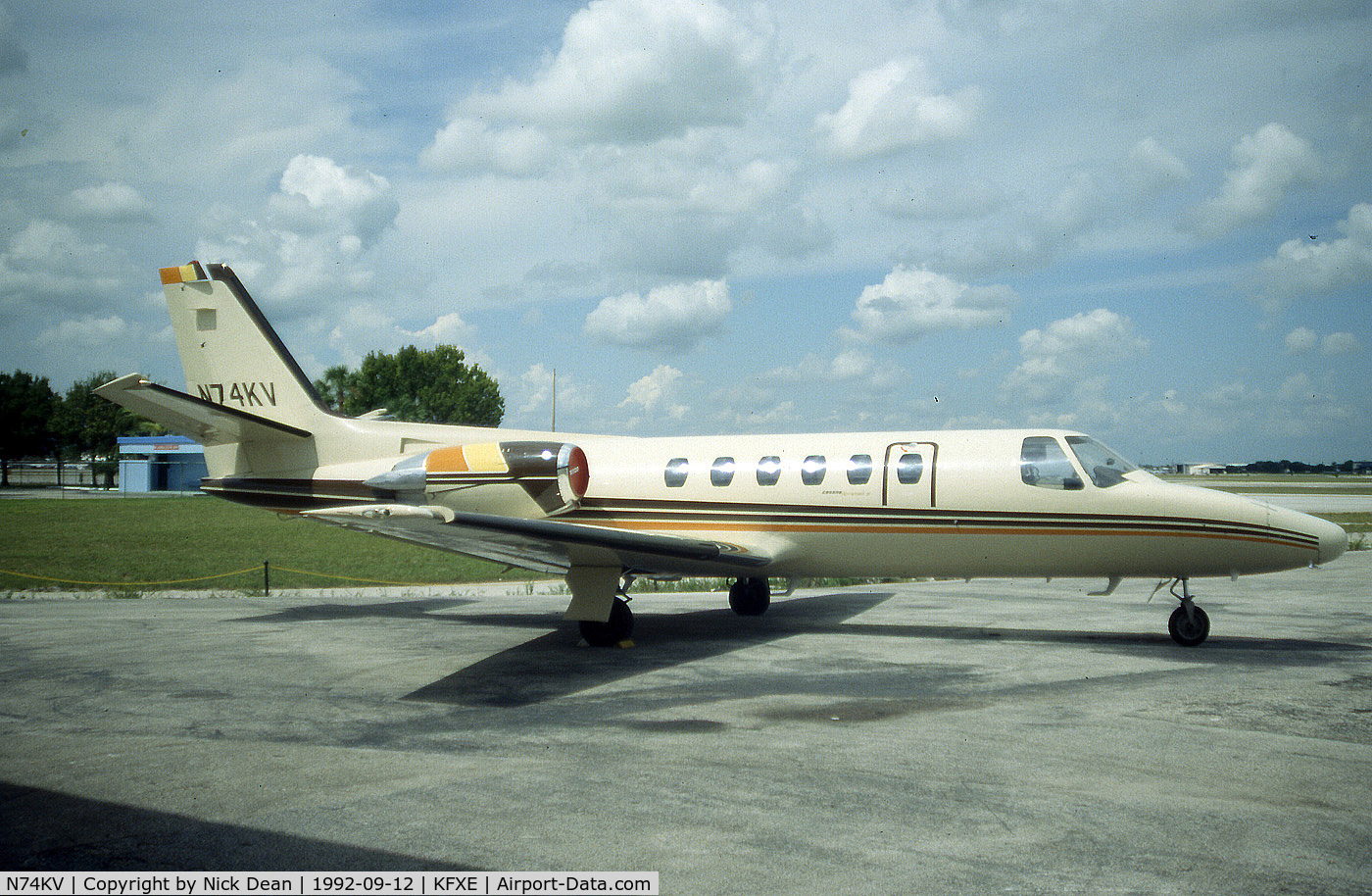 N74KV, 1981 Cessna 550 Citation II C/N 550-0298, KFXE