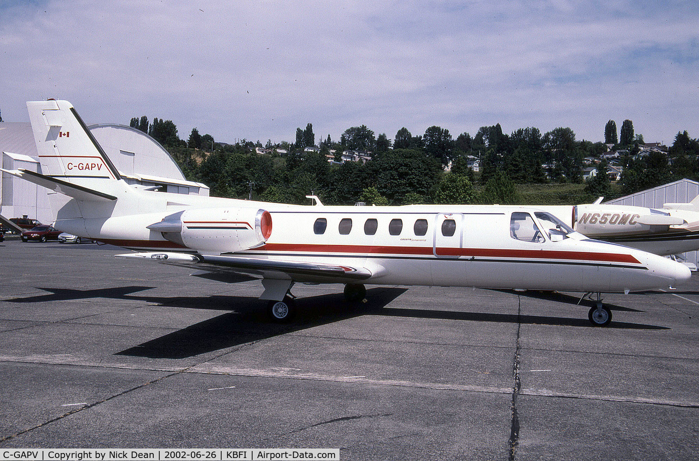 C-GAPV, 1991 Cessna 550 C/N 550-0691, KBFI