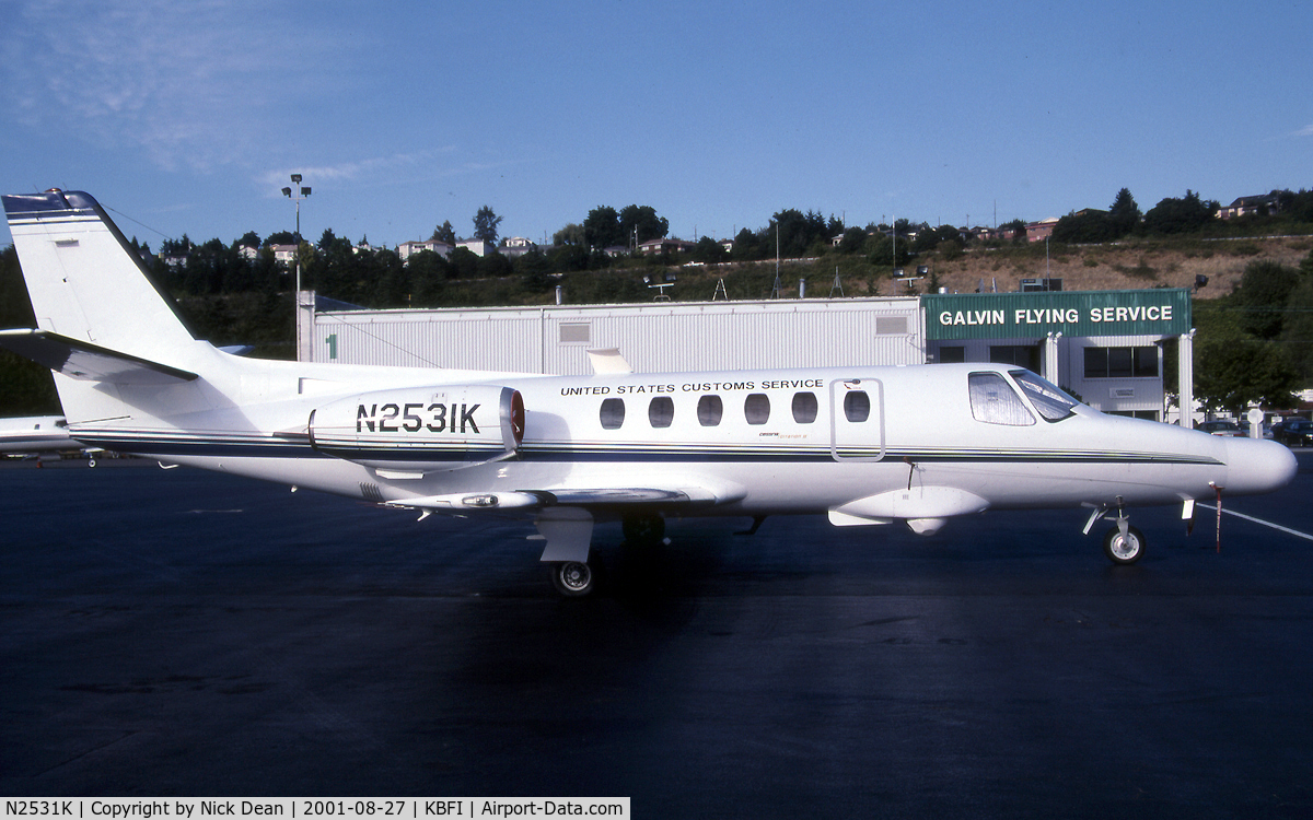 N2531K, 1989 Cessna 550 Citation II C/N 550-0594, KBFI