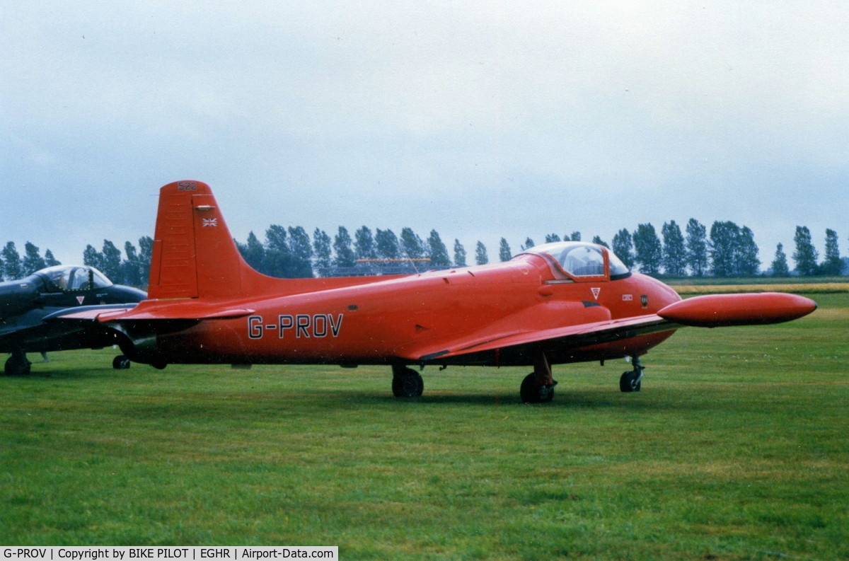 G-PROV, 1967 BAC 84 Jet Provost T.52 (Mod) C/N PAC/W/23905, ONE OF TWO JP'S AT AN AIRSHOW AT GOODWOOD