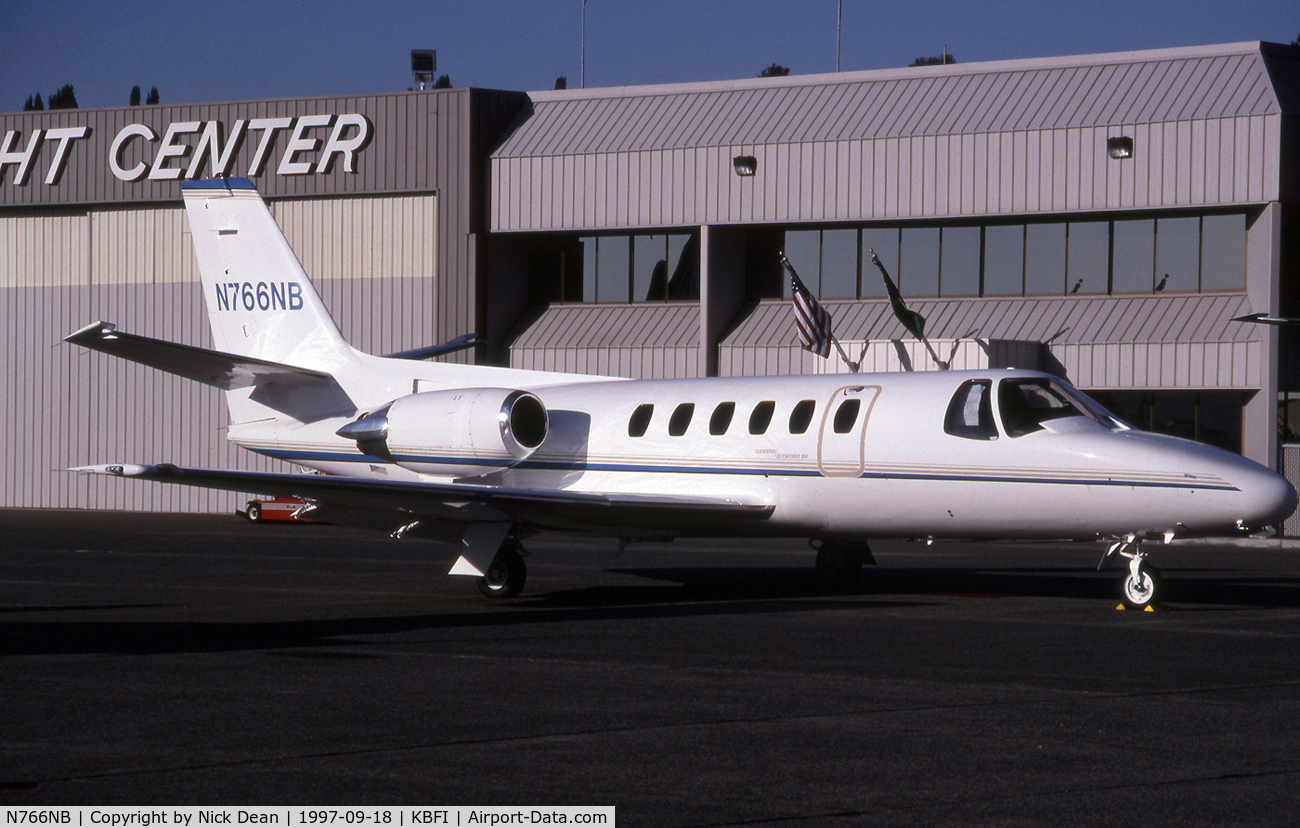 N766NB, 1988 Cessna S550 Citation IIS Citation IIS C/N S550-0156, KBFI