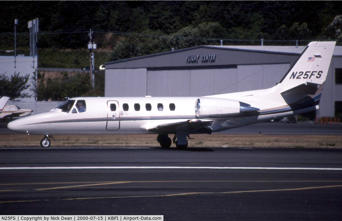 N25FS, 1997 Cessna 550 Citation Bravo C/N 550-0823, KBFI