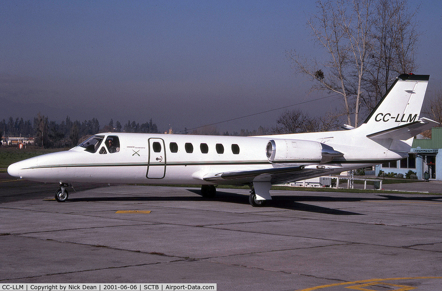 CC-LLM, 1983 Cessna 551 Citation II C/N 551-0481, SCTB Tobolaba airport