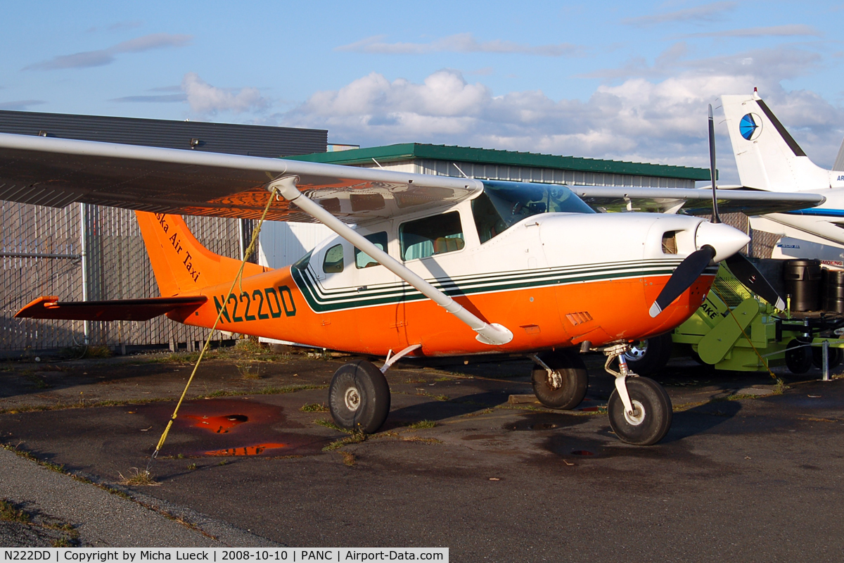 N222DD, 1980 Cessna U206G Stationair C/N U20605600, At Anchorage