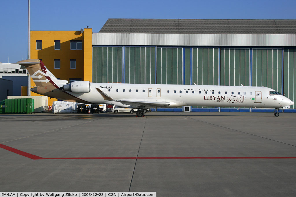 5A-LAA, 2007 Bombardier CRJ-900ER (CL-600-2D24) C/N 15120, visitor