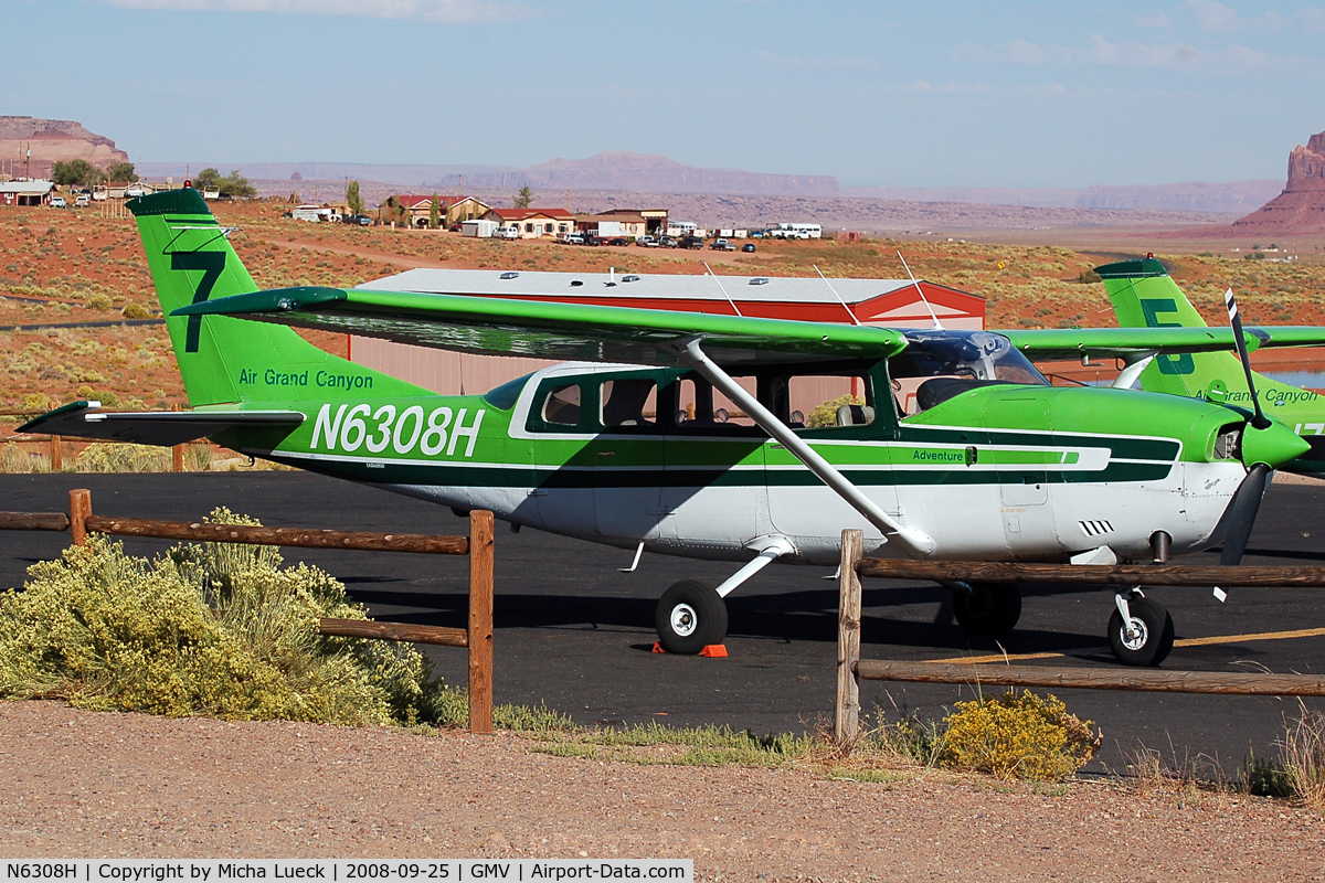 N6308H, 1978 Cessna T207A Turbo Stationair 7 C/N 20700476, At Monument Valley
