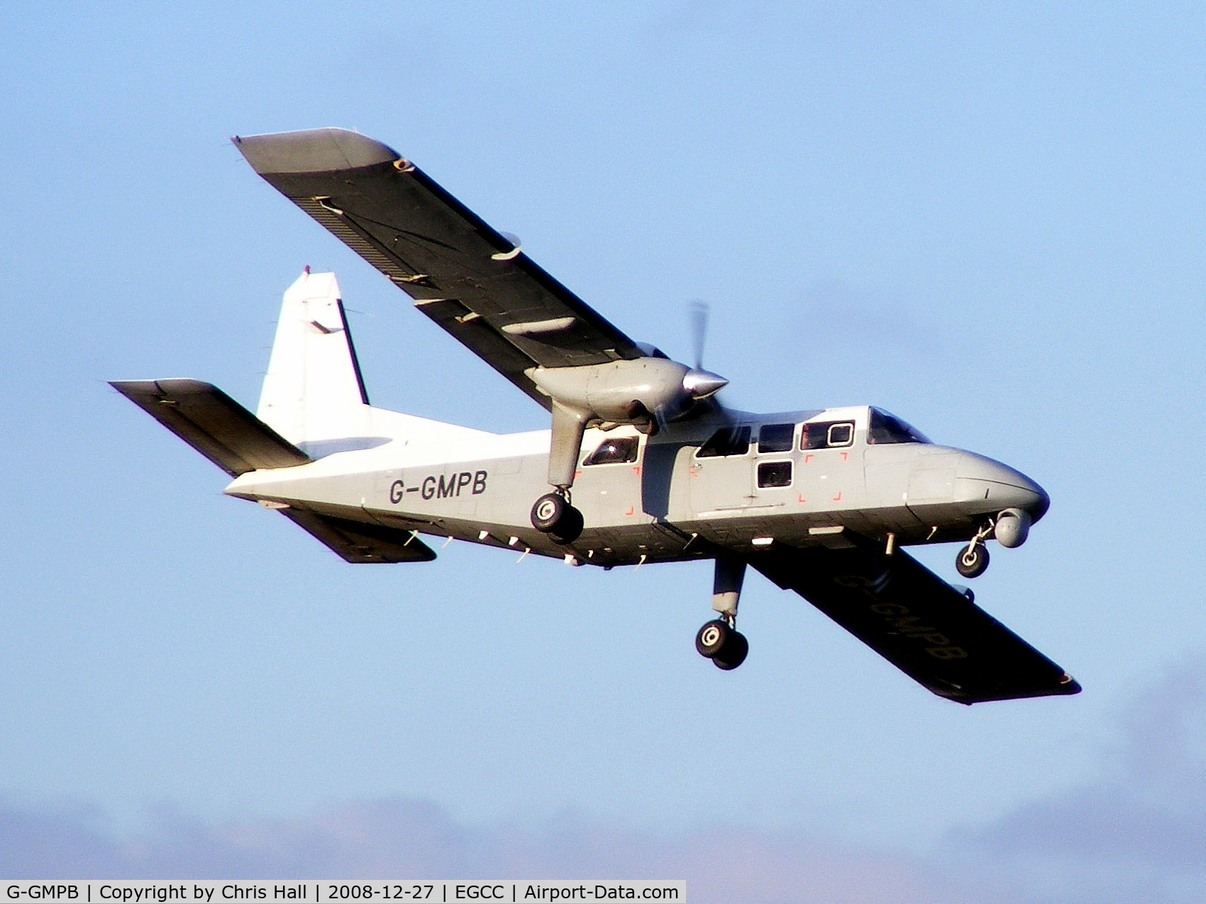 G-GMPB, 2002 Pilatus Britten-Norman BN-2T-4S Defender 4000 C/N 4011, Greater Manchester Police