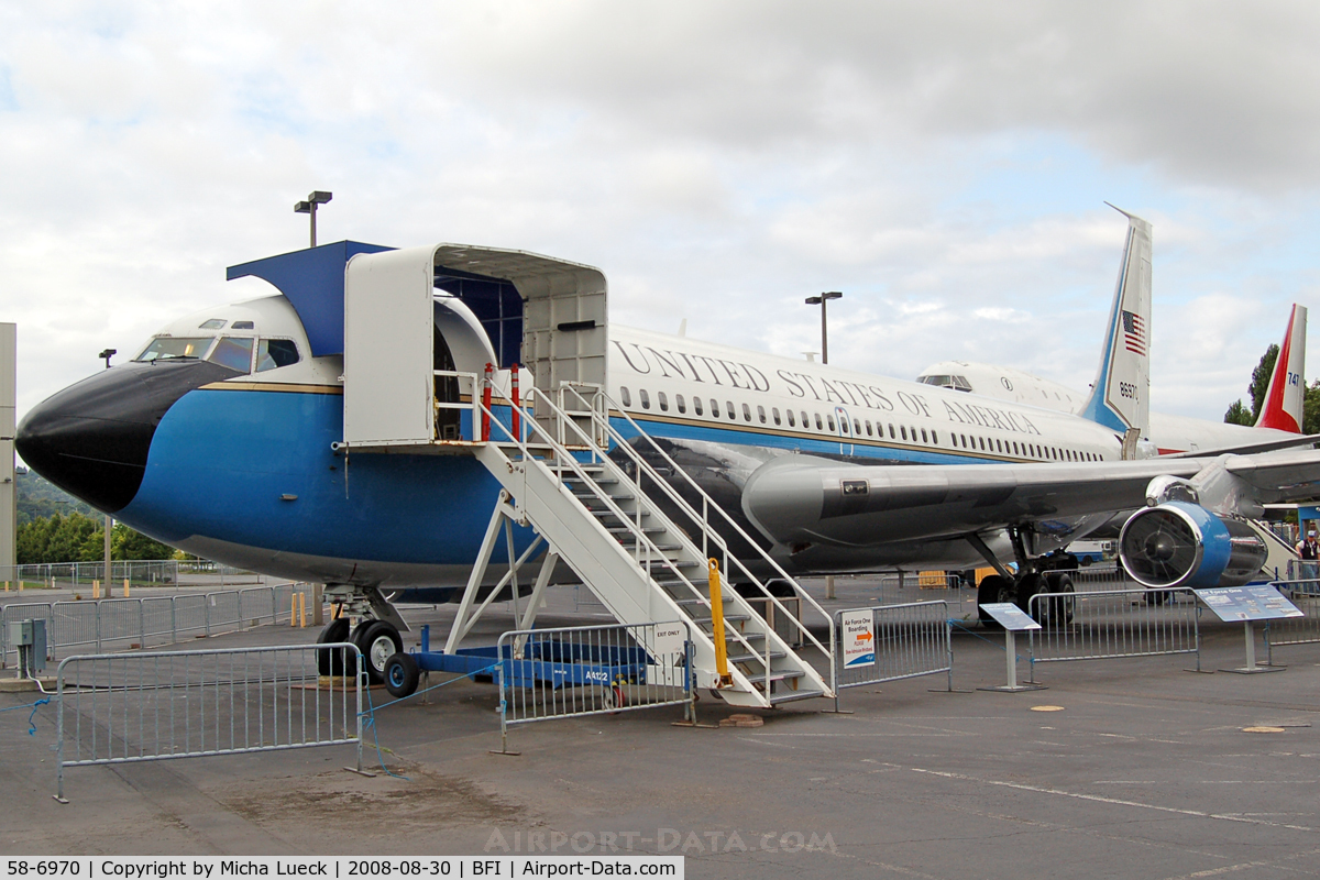 58-6970, 1958 Boeing VC-137A C/N 17925, The first Air Force One