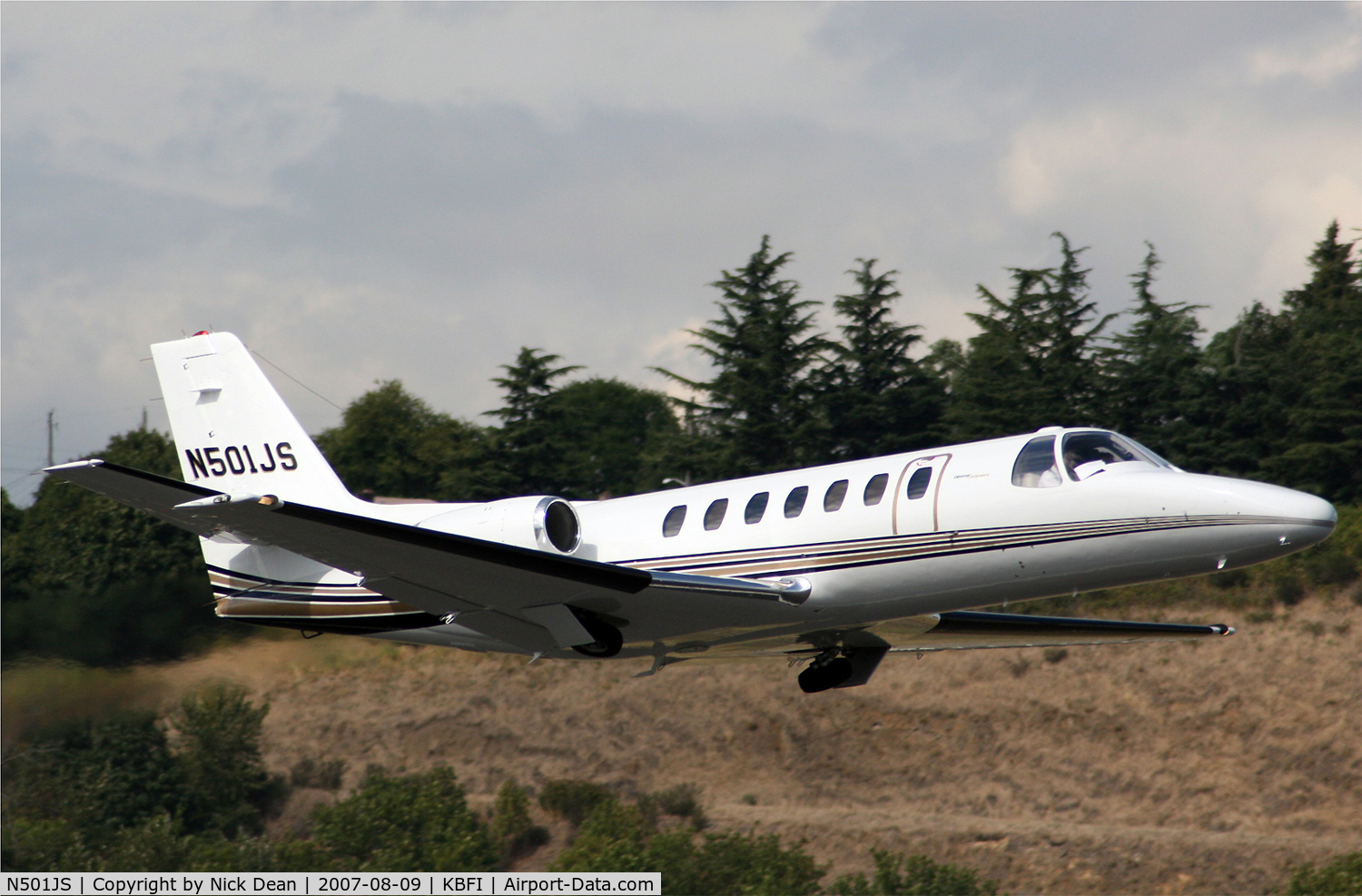 N501JS, 1990 Cessna 560 C/N 560-0066, KBFI