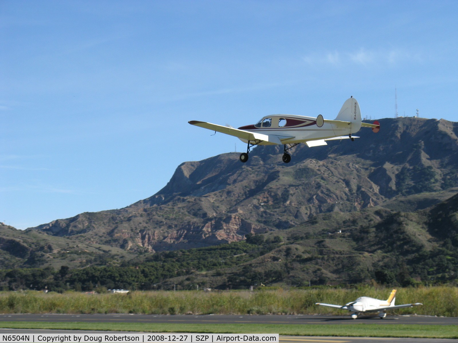 N6504N, 1949 Bellanca 14-13-3 Cruisair Senior C/N 1621, 1949 Bellanca 14-13-3 CRUISAIR SENIOR, Franklin 6A4-150-B3 150 Hp, landing Rwy 04