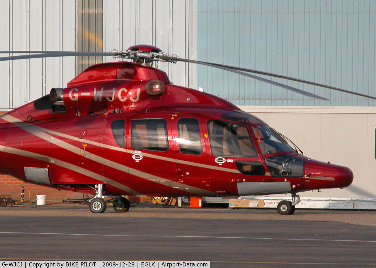 G-WJCJ, 2006 Eurocopter EC-155B-1 C/N 6748, SITTING IN THE SUN OUTSIDE THE PREMIAR HANGER