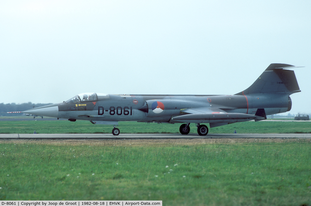 D-8061, 1963 Lockheed F-104G Starfighter C/N 683-8061, This Starfighter is now preserved in Lelystad.