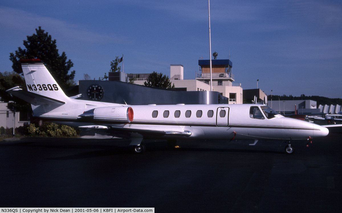N336QS, 1995 Cessna 560 Citation Ultra C/N 560-0336, KBFI