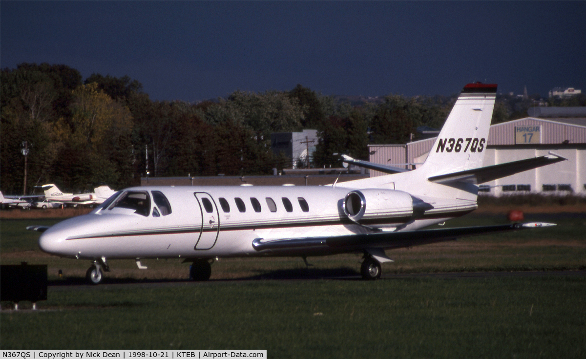N367QS, 1996 Cessna 560 C/N 560-0367, KTEB